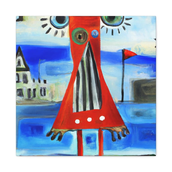 Pier on the Seashore - Canvas