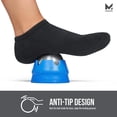 thumbnail image 5 of MISSION Max Chill Fitness Stainless-Steel Ball Massage Roller for Pain Relief, Blue, 5 of 6