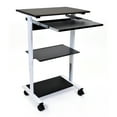 thumbnail image 2 of LUXOR STAND-WS30 Three-shelf Adjustable Stand Up Workstation, 2 of 5