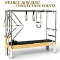 thumbnail image 6 of Syedee Pilates Equipment for Studios, Cadillac Pilates Reformer Trapeze Pilates Reformer Machine for Home Gym, Pilates Exercise Equipment with Jump Board, Adjustable Resistance, 6 of 15