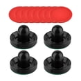 thumbnail image 2 of DimyFew 4 Air Hockey Pushers and 8 Pucks Air Hockey Paddles Standard Large Size 2.5 inch Black, 2 of 9