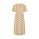 thumbnail image 3 of Vestido Casual Pantalones para Mujeres Vestido de Cuello Alto Cintura Elástica Cuello en V Manga Corta Polka Dot Cuello Redondo Top, 3 of 5