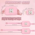 thumbnail image 3 of 6 Pcs Teen Girl Gifts Trendy Stuff, Monogrammed Fanny Pack for Girl with Keychain, Necklace, Cup Charm, Greeting Card and Gift Box, Birthday Gifts for 4 5 6 7 8 9 10 11 12 13 Year Old Girls, 3 of 7