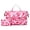 pink, variant on Large Capacity Leopard Print Travel Duffel Bag +Small Storage Pouch , Sports Gym Bag with Independent Shoe Compartment, Carry On Overnight Weekender Bag, Ideal for Outdoor Travel, Fitness and Camping