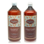 Saphira Hair Care Keratin Moisturizing Shampoo and Conditioner 34 oz. Combo Pack