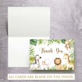 thumbnail image 5 of Jungle Safari Thank You Cards With Envelopes, 50 Jungle Animals Baby Shower Thank You Notes, 4 x 6 Thank You Cards Safari Baby Shower & Wild One Birthday Party, 5 of 5