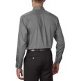 thumbnail image 3 of Van Heusen Mens Silky Poplin Shirt, 3XL, Slate, 3 of 6