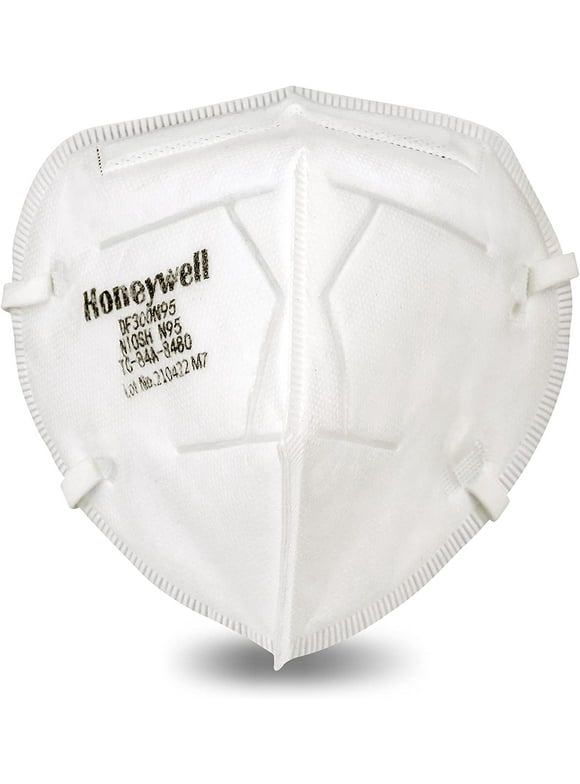 Honeywell NIOSH DF300N95 Flatfold Disposable Respirator- Box of 50, White