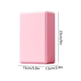 thumbnail image 3 of MMJ Yoga Block High Density EVA Foam Support Brick Lightweight Balance Pilates Stretching Home Gym Accessory 9.06x5.91x2.76in, 3 of 6
