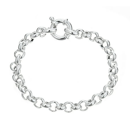 Pori Jewelers Sterling Silver Rolo Chain Bracelet