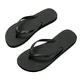 thumbnail image 5 of FRSASU Slim Flip Flops for Women&Men Lightweight Unsexi Shower Slipper Basic Thongs Rubber Soft Slide Slip-on Slippers Black, 5 of 6