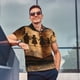 thumbnail image 4 of Balery Vintage Family History Book Camisa Polo de Hombre con Estampado, de Manga Corta y Tejido Medio, Camisa Tipo Golf Polo-3X-Large, 4 of 6