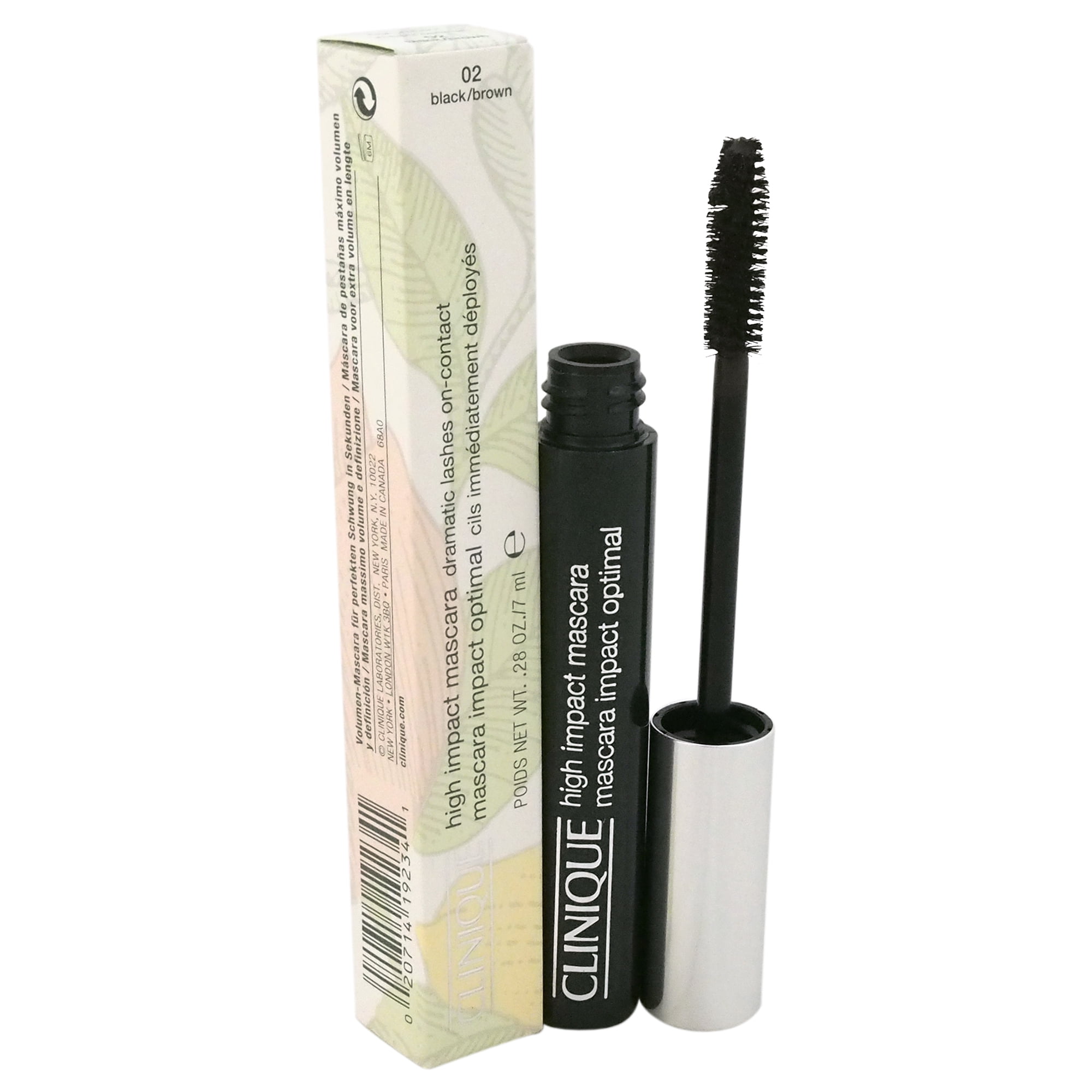 Bewust worden Stoffig Graan High Impact Mascara Dramatic Lashes On-Contact - #02 Black/Brown by Clinique  for Women - 0.28 oz Mascara - Walmart.com