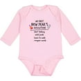 thumbnail image 3 of Inktastic My First New Year's Resolutions Boys or Girls Long Sleeve Baby Bodysuit, 3 of 5