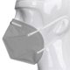 thumbnail image 1 of Máscara HUOGUO de 5 capas de alta densidad Pm2.5 gris contra la contaminación del viento, 1 of 5