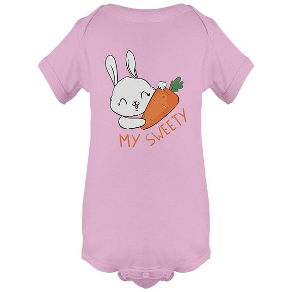 Cute Bunny My Sweety Bodysuit Infant -Image by Shutterstock, 24 Months