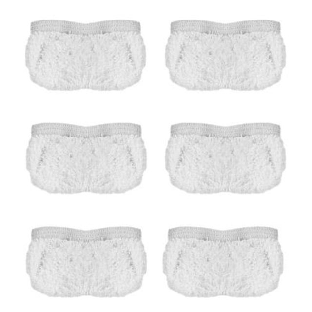 6 paños de fregona para limpiadores a vapor Polti Vaporetto Smart 100 y Handy