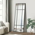 thumbnail image 2 of 63"x24" Rectangle Wall Mirror Window Mirror Full Mirror,Black, 2 of 5