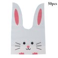 thumbnail image 1 of Coofit 50PCS Candy Bag Rabbit Ears Design Treat Bag Party Favor Bag for Cookies Candy, 1 of 10