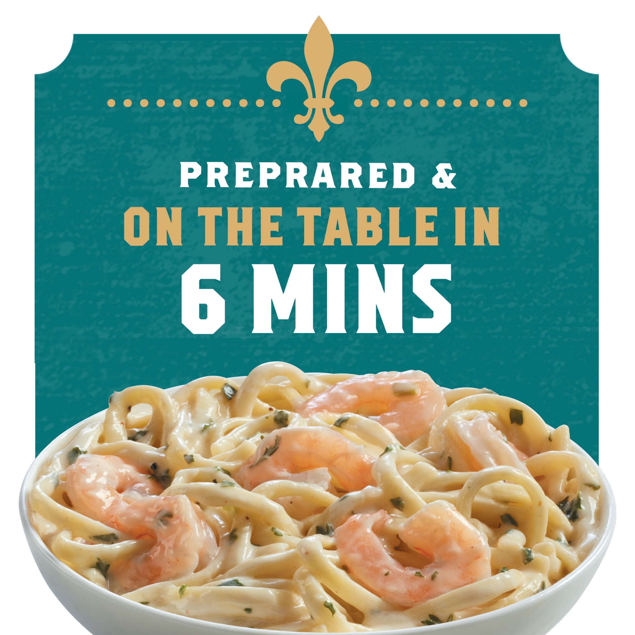 Zatarain's Frozen Shrimp Alfredo, 10.5 oz Box