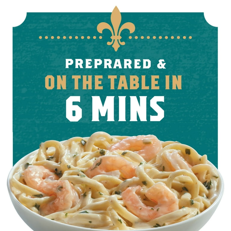 Zatarain's Frozen Shrimp Alfredo, 10.5 oz Box with New Orleans