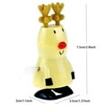 thumbnail image 2 of Wind Up Christmas Toy - Jumping/Walking Mechanical Animal for Kids Stocking Stuffers & Holiday Party Decor (Battery-Free Educational Fun), 2 of 3