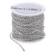 thumbnail image 1 of Rollo de 10 yardas para pulseras, cadenas de extensión para collares, extensores de cola y joyería artesanal. Plata, 1 of 9