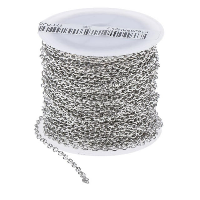10 Yards / Rouleau Chaîne Gourmette Chaîne Serpent Fil de Bijoux pour Bricolage Colliers, Bracelets