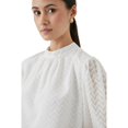thumbnail image 3 of Principles - Blusa Bordada de Jacquard para Mujer (Marfil), 3 of 3