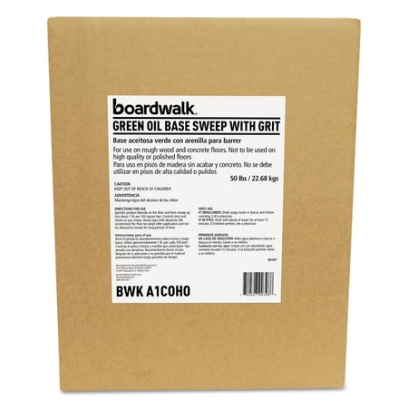 Grit Oil Base Sweeping Compound - Oil-Based Sweeping Compound, Grit, Green, 50lbs, Box
