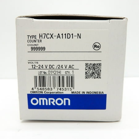 Omron 6-Digit -99,999 to 999,999 12VDC Digital Counter H7CX-A11D1-N