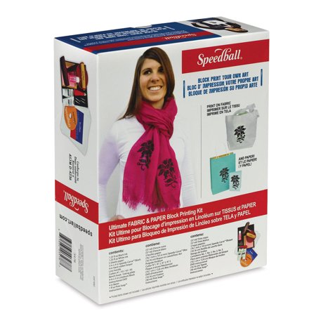 Speedball Ultimate Fabric & Paper Block Printing Kit