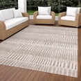 thumbnail image 3 of Addison Rugs Chantille Indoor/Outdoor Transitional Stripes Beige Machine Washable Rectangle Rug, 10' x 14', 3 of 8