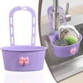 thumbnail image 2 of DUOYOU Multifunctional Faucet Hanging Drain Basket Kitchen Sink Strainer Plastic Vegetable Washing Food Scrap Catcher for Home RV Camping Outdoor, 2 of 10