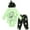 Green / black, variant on Disney Nightmare Before Christmas Jack Skellington Sally Zero Bodysuit Pants and Hat 3 Piece Outfit Set Newborn to Infant