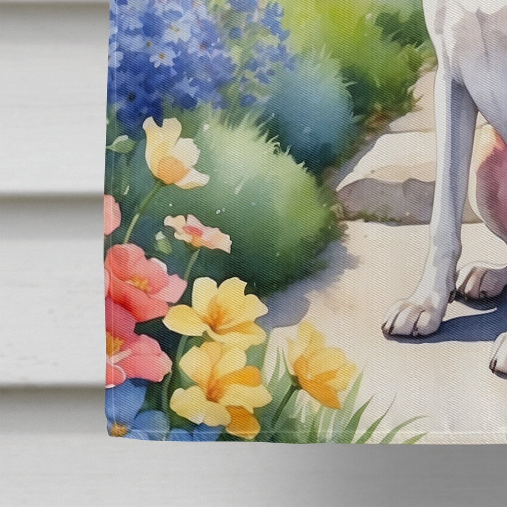American Foxhound Spring Garden House Flag 28 in x 40 in