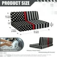 thumbnail image 7 of Yuyamidu US Flag RV Dinette Cushion Covers Fashion RV Couch Cover Replacement for RV Camper Car Bench 1 Backrest Covers and 1 Bench Covers, 4th of July, 7 of 7