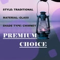 thumbnail image 4 of Lámpara de aceite Ciata Victorian Hurricane Glass Chimenea de 10 cm, paquete de 6, 4 of 6