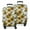 White Bee Sunflower, variant on White Bee Sunflower Pattern Luggage Cover Fashion Suitcase Cover Baggage Covers Fit 25-28 Inch Luggage (Go Travel)