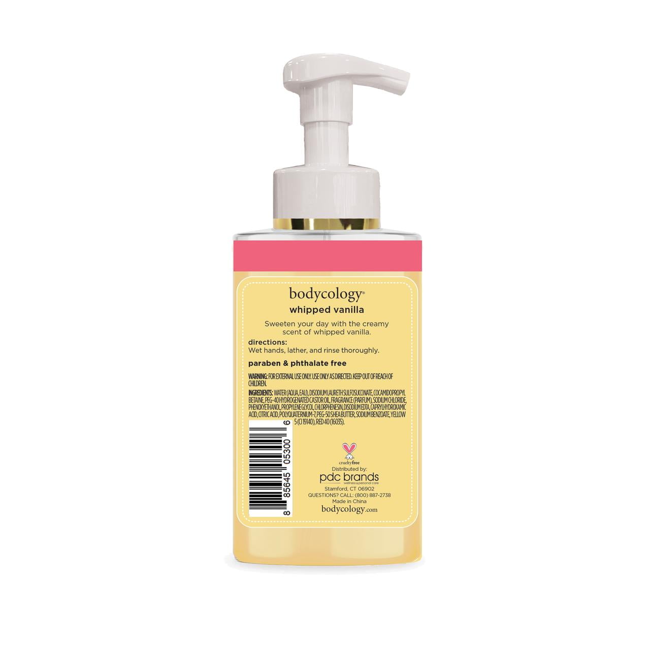 Bodycology Foaming Hand Soap, Whipped Vanilla, 10.1 oz