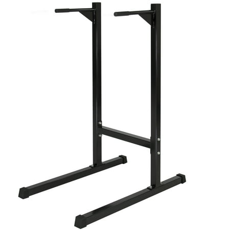 Best Choice Products Freestanding Deluxe Dip Station Stand for Chest, Shoulders, Deltoids, Triceps, Home Gym Workouts & Exercise w/ 500lb Weight Capacity - (Best Complete Chest Workout)