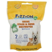 Fizzion Urine Pet Stain and Odor Destroyer - Removes Pet Urine Stains and Odors Safely with The Professional Cleaning Power of CO2 (2 Tablets)