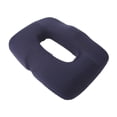 thumbnail image 1 of Cojín De Asiento De Espuma Viscoelástica, Liberación De Presión, Cómodo Y Saludable, Diseño Hueco, Ranuras, Relaja La Compresión Del Coxis, 1 of 7