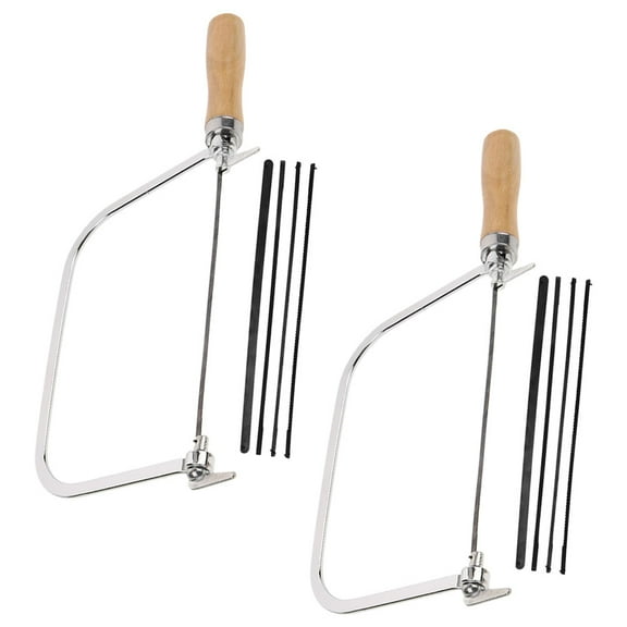 SOPOTUTU Coping Saw for Woodworking Multi 2 Sets for Precise Cutting and Diy Projects