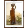 thumbnail image 5 of Art.com Ahir Woman in traditional colorful cloth carrying water, India Photographic Print by G&M Therin-Weise, Brown Frame Wall Art, 21" x 29", 5 of 5