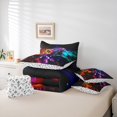 thumbnail image 6 of Manfei Colorful Gamepad 7 Pieces Bedding Comforter Set,Game Console Full Bedding Set,Multicolor Geometric Lines Fitted Sheet Flat Sheet For Men Women,Breathable Home Decor Reversible, 6 of 8