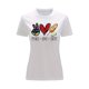 thumbnail image 2 of Playera Blusa Impreso De Peace Love Michelada Fiestas Patrias Mexico Septiembre Independencia Color Blanco Talla Mediana Marca Emil SaEs, 2 of 4