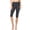 Charcoal, variant on Women & Plus Essential Basic Cotton Spandex Stretch Below Knee Length 15" Leggings (MID NAVY, L)