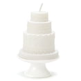thumbnail image 2 of Weddingstar 8531 Elegant Lace Wedding Cake Candle, 2 of 4