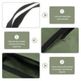 thumbnail image 3 of IDEANATEGRATE Bolsa Organizadora Plegable Para Herramientas Con Cremallera Y Ajustable Verde, 3 of 6